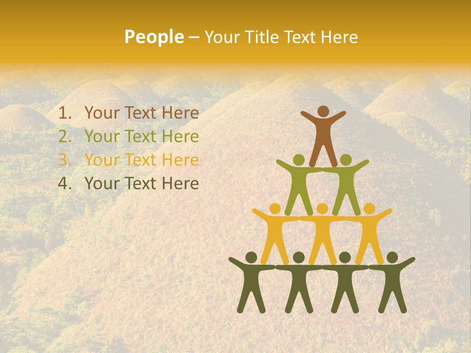 Peaceful Outdoor Tourist PowerPoint Template