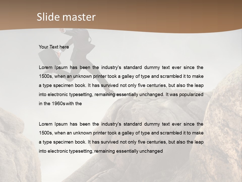 Career Stone Young PowerPoint Template