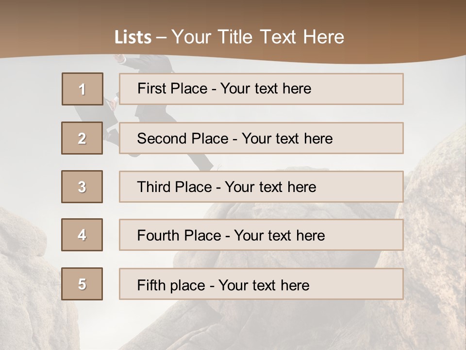 Career Stone Young PowerPoint Template