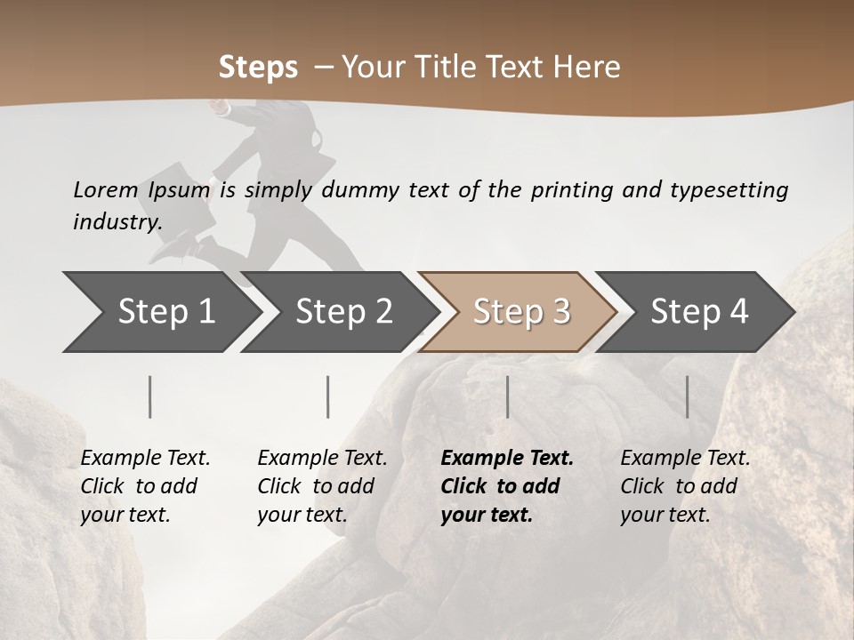 Career Stone Young PowerPoint Template
