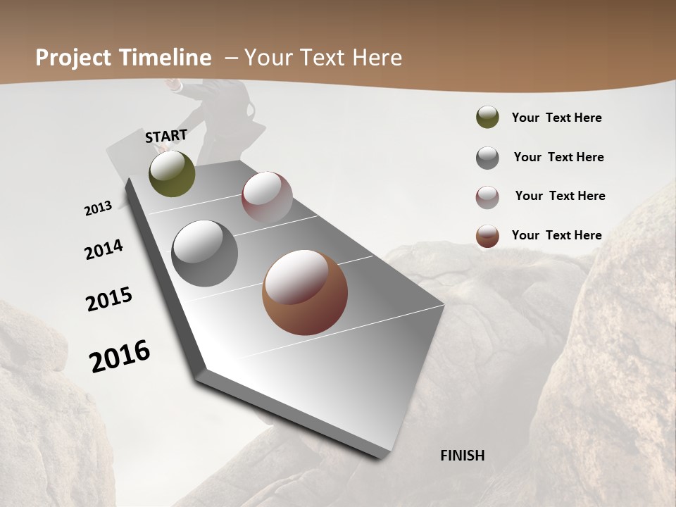 Career Stone Young PowerPoint Template