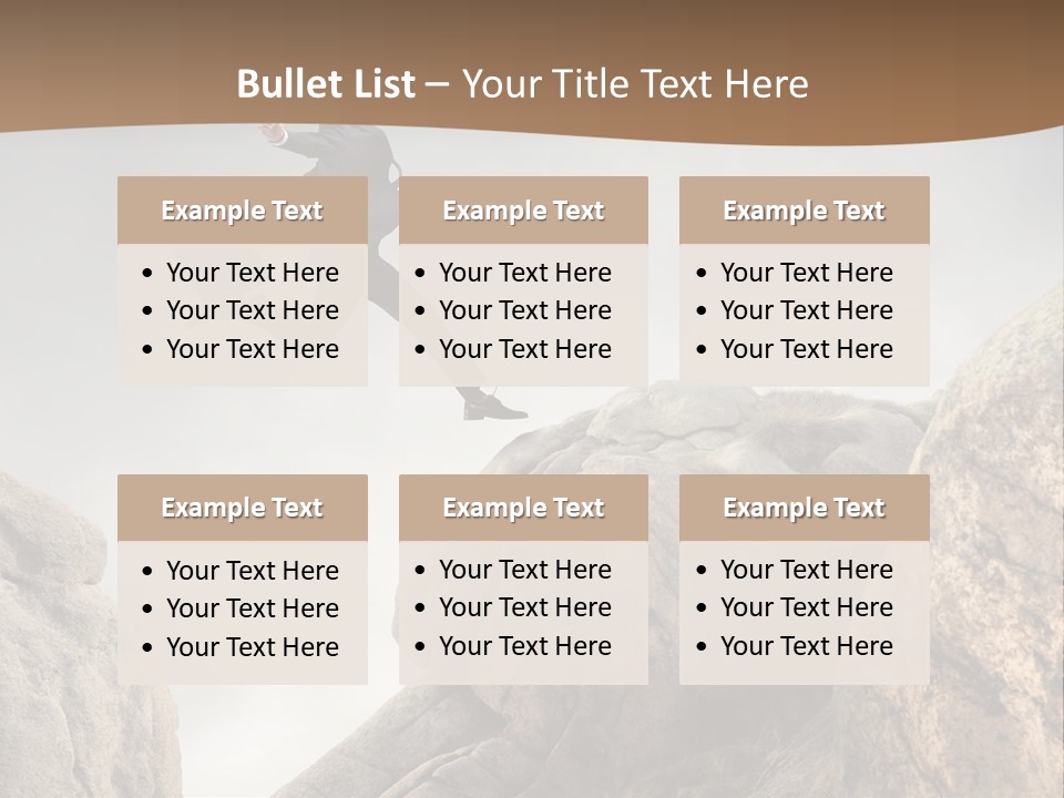 Career Stone Young PowerPoint Template
