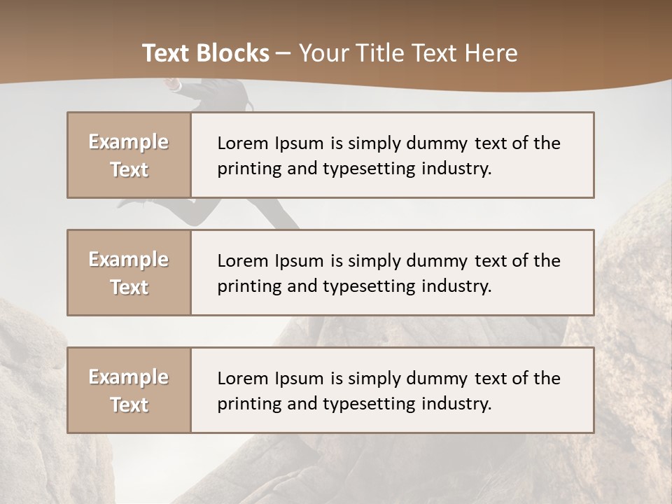 Career Stone Young PowerPoint Template