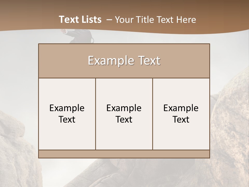 Career Stone Young PowerPoint Template