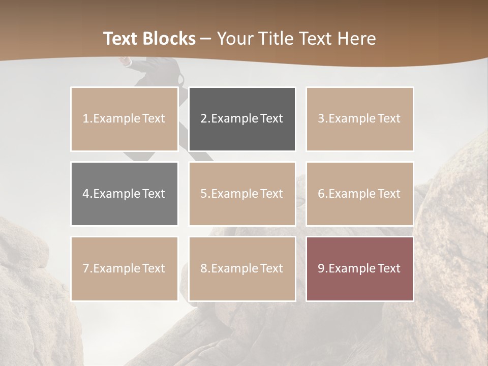 Career Stone Young PowerPoint Template