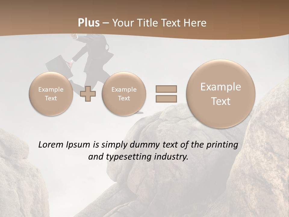 Career Stone Young PowerPoint Template