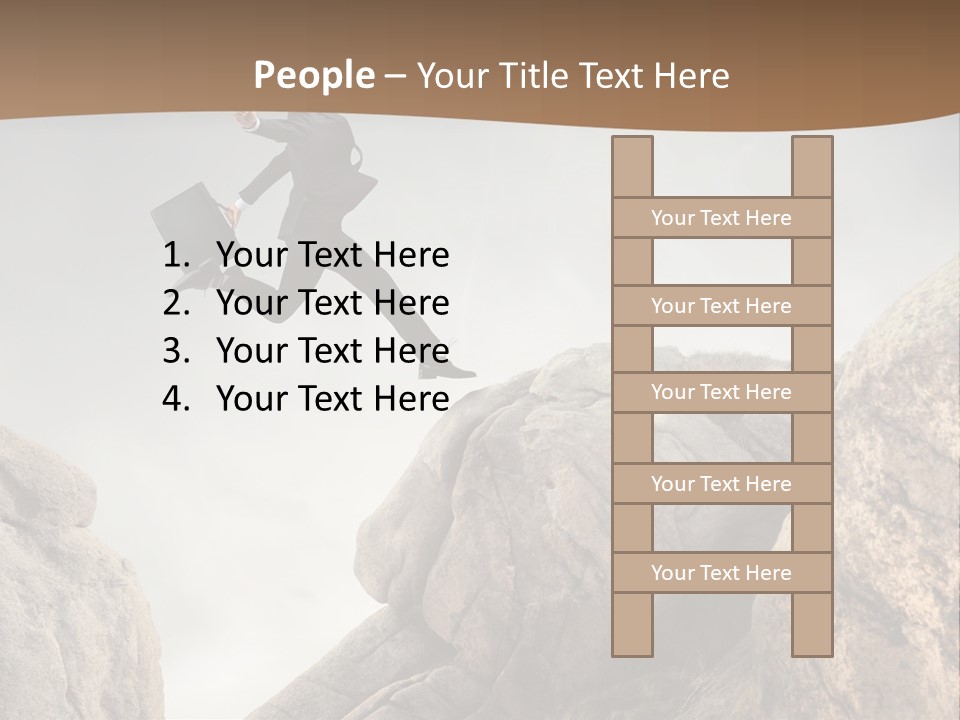 Career Stone Young PowerPoint Template
