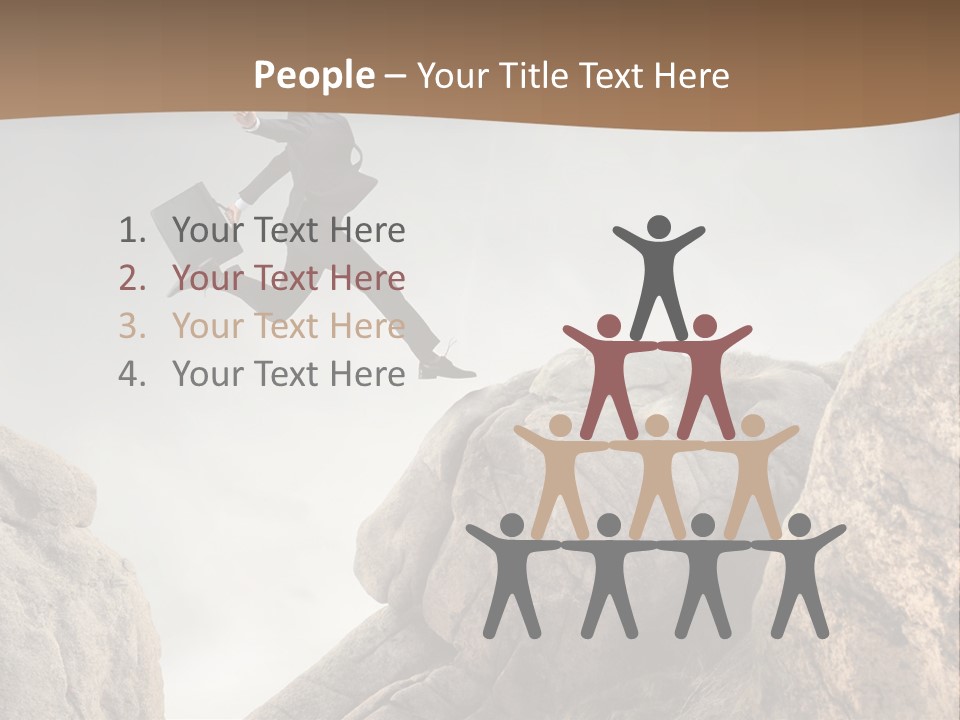 Career Stone Young PowerPoint Template