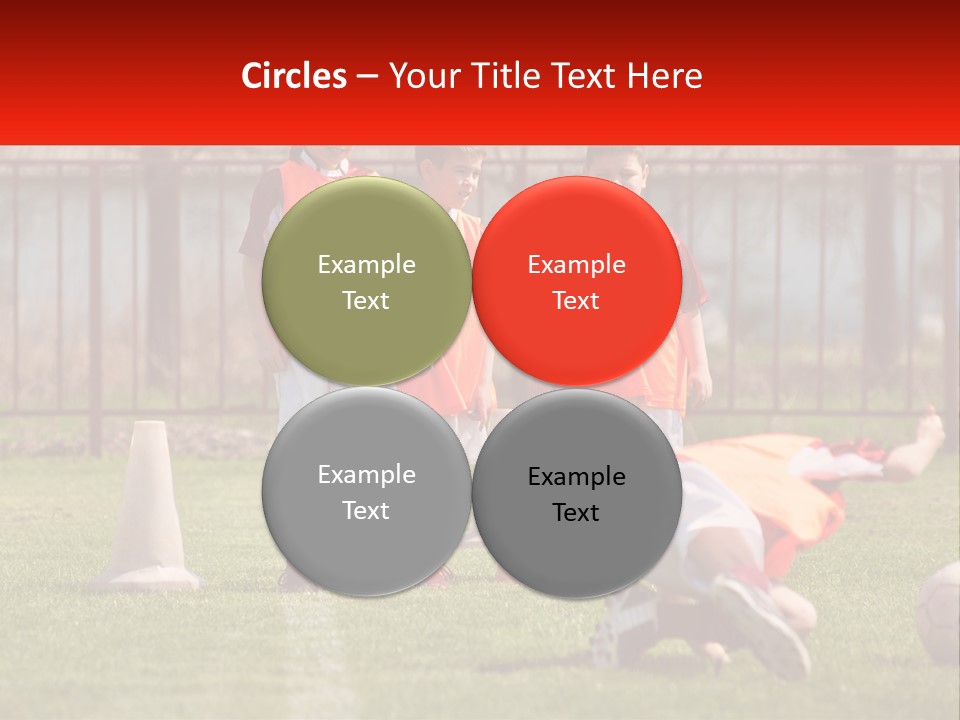 Orange Train Sock PowerPoint Template