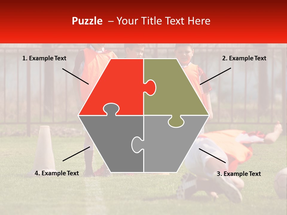 Orange Train Sock PowerPoint Template