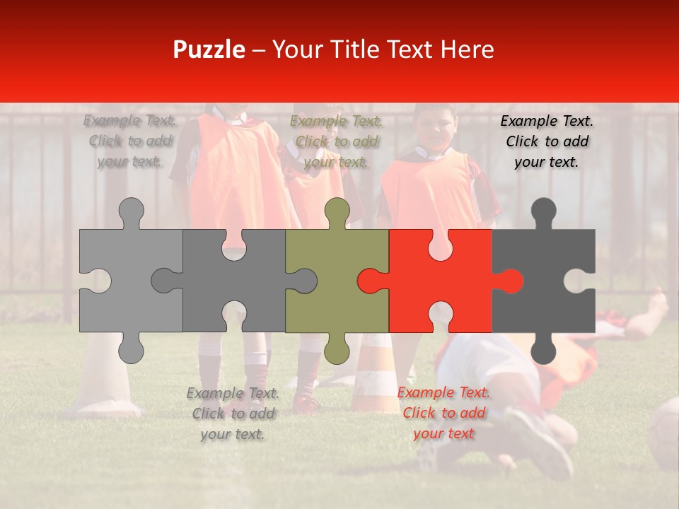 Orange Train Sock PowerPoint Template