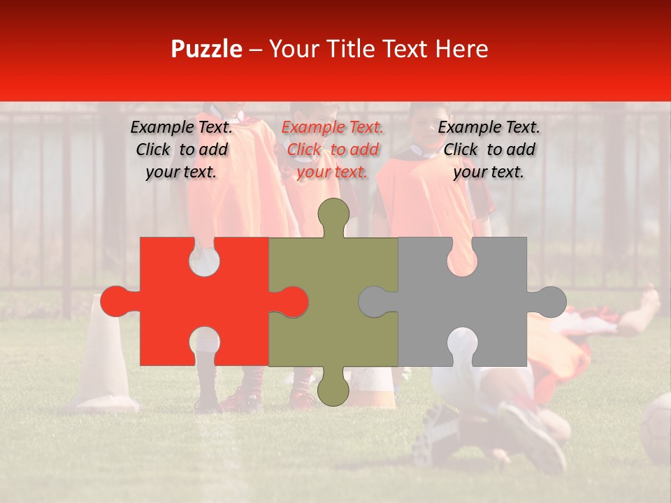 Orange Train Sock PowerPoint Template