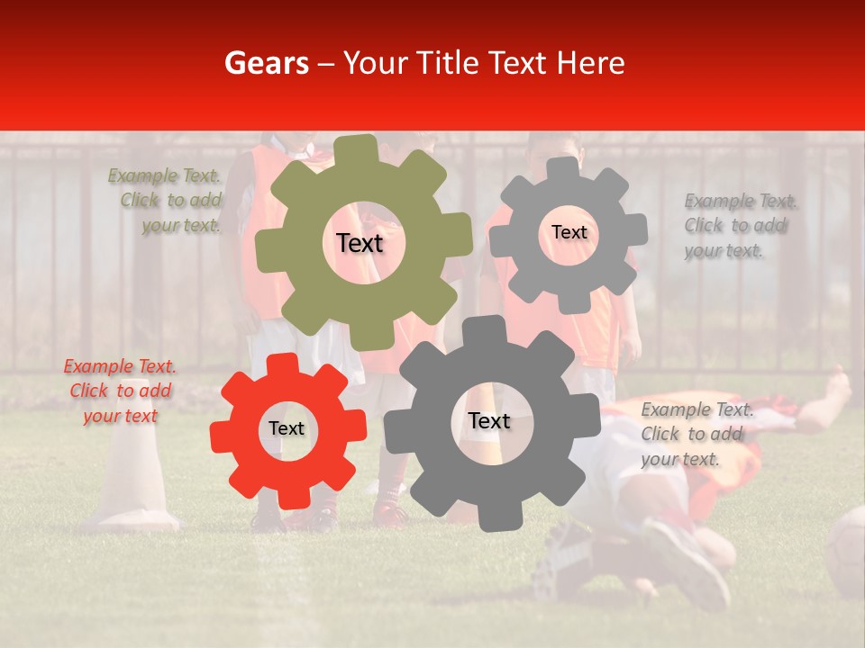 Orange Train Sock PowerPoint Template