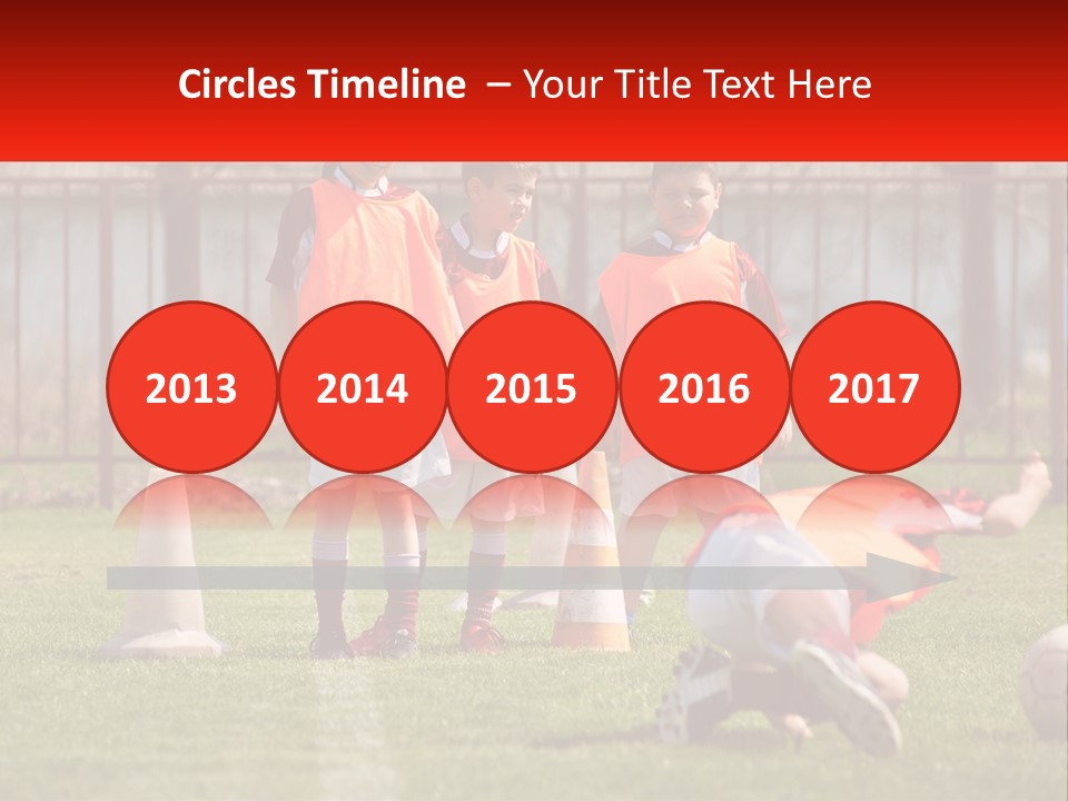 Orange Train Sock PowerPoint Template