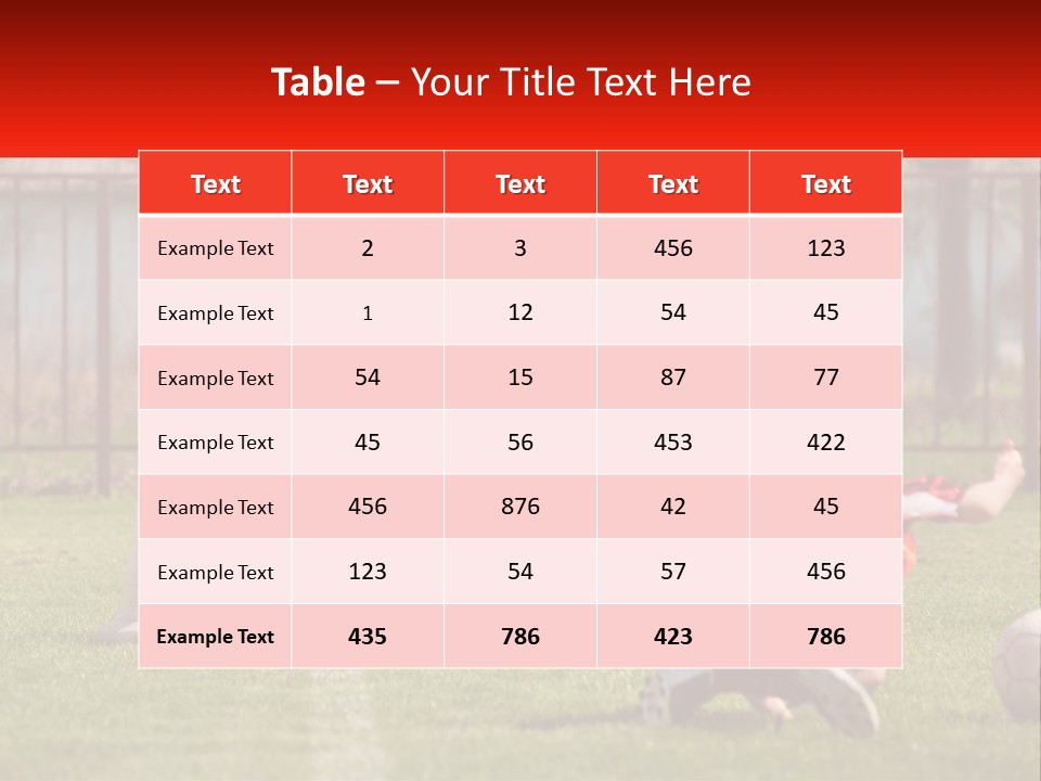 Orange Train Sock PowerPoint Template