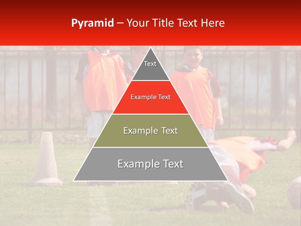 Orange Train Sock PowerPoint Template