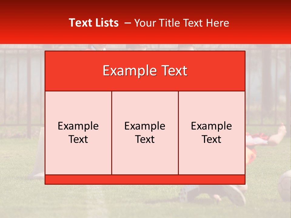 Orange Train Sock PowerPoint Template