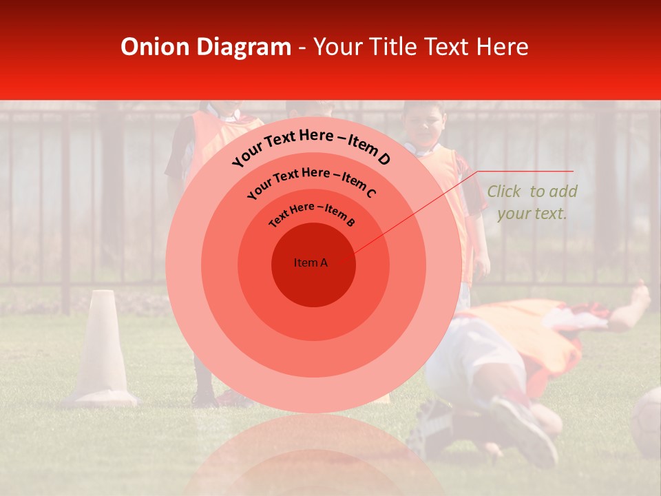 Orange Train Sock PowerPoint Template