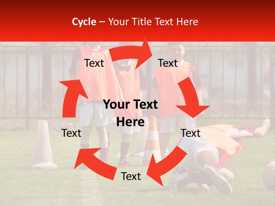 Orange Train Sock PowerPoint Template