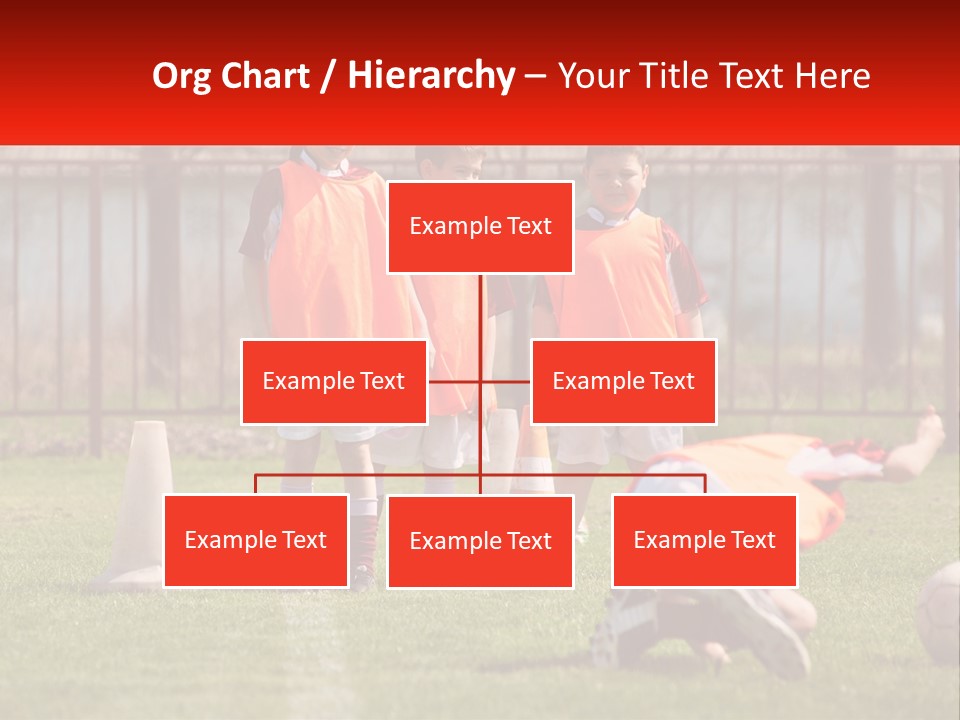 Orange Train Sock PowerPoint Template