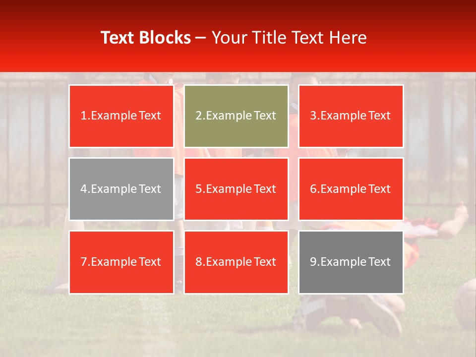 Orange Train Sock PowerPoint Template