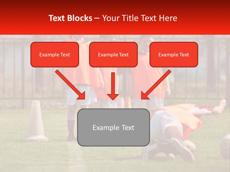 Orange Train Sock PowerPoint Template