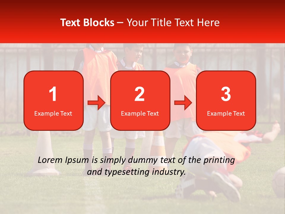 Orange Train Sock PowerPoint Template