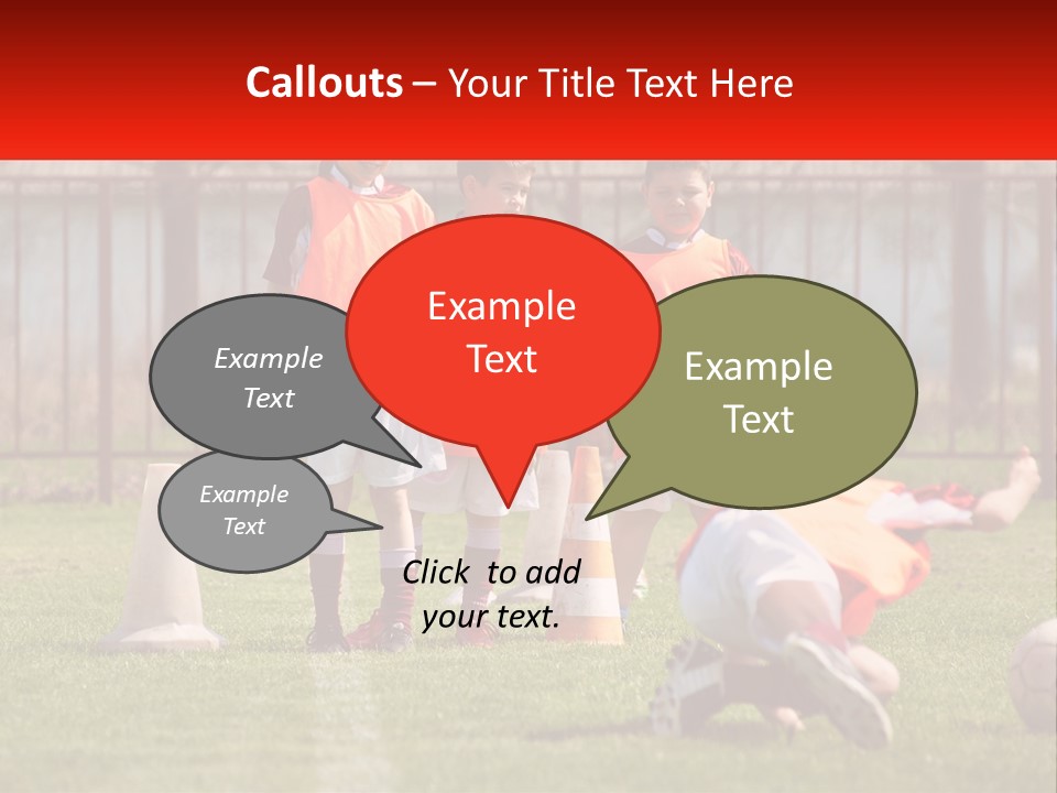 Orange Train Sock PowerPoint Template
