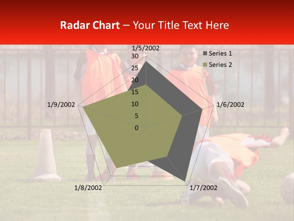 Orange Train Sock PowerPoint Template