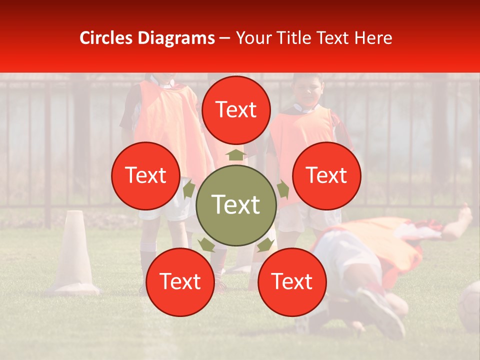 Orange Train Sock PowerPoint Template