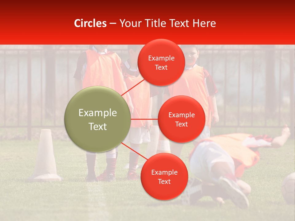 Orange Train Sock PowerPoint Template