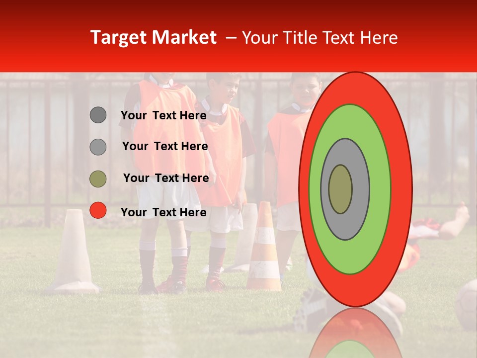 Orange Train Sock PowerPoint Template