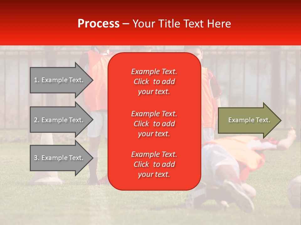 Orange Train Sock PowerPoint Template