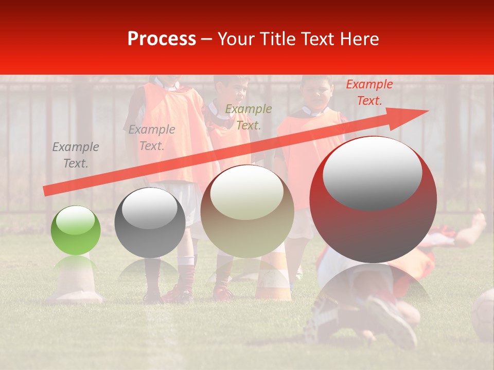 Orange Train Sock PowerPoint Template