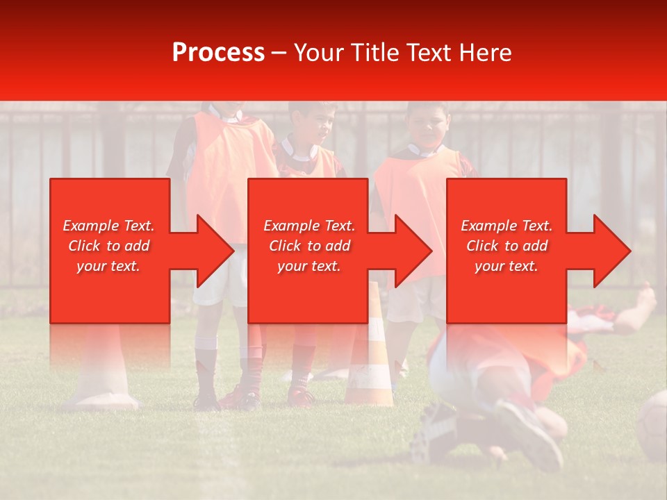 Orange Train Sock PowerPoint Template