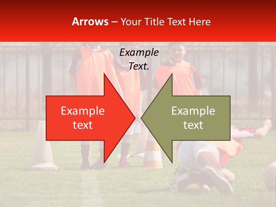 Orange Train Sock PowerPoint Template