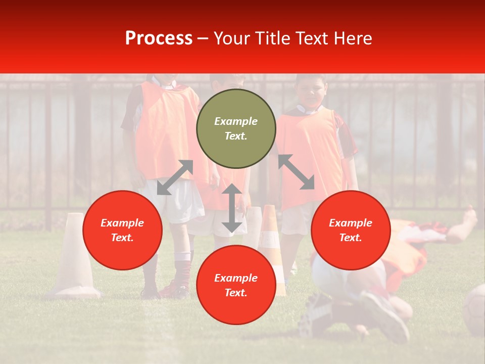 Orange Train Sock PowerPoint Template