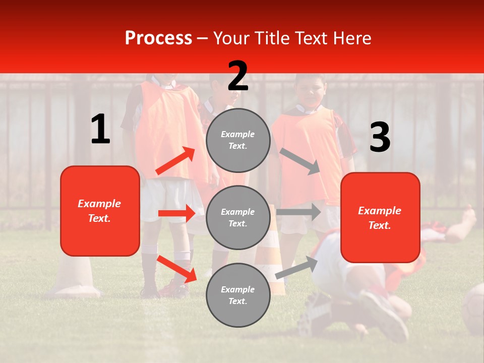 Orange Train Sock PowerPoint Template