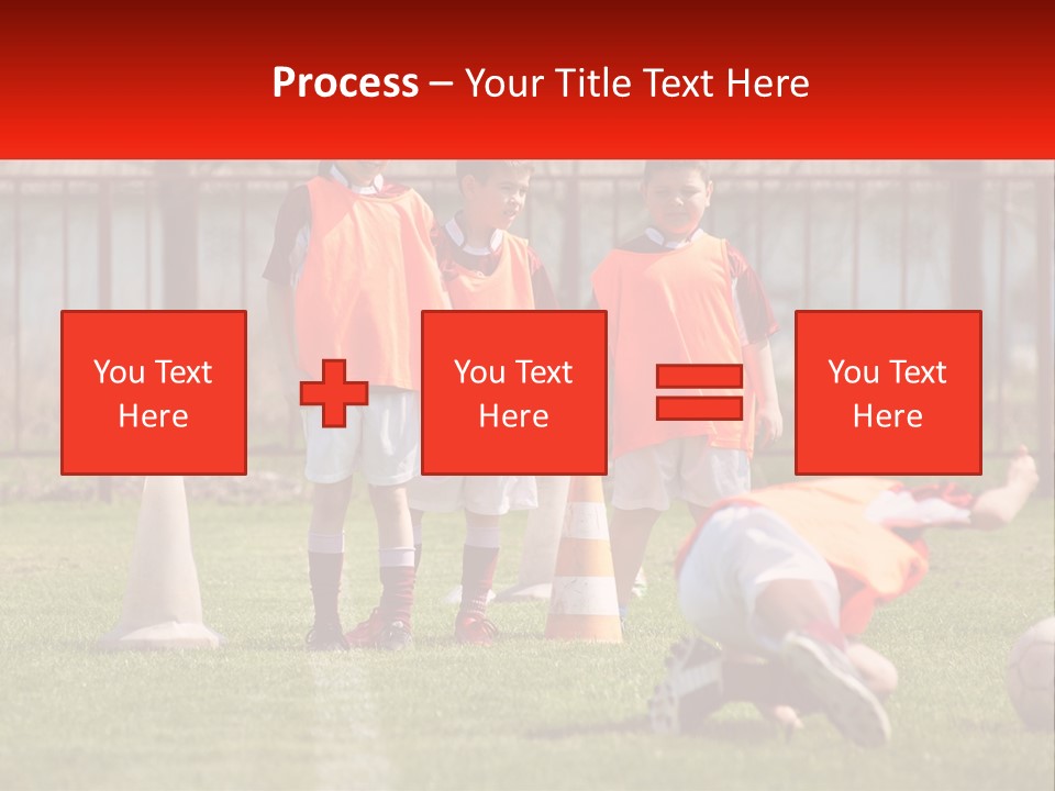 Orange Train Sock PowerPoint Template