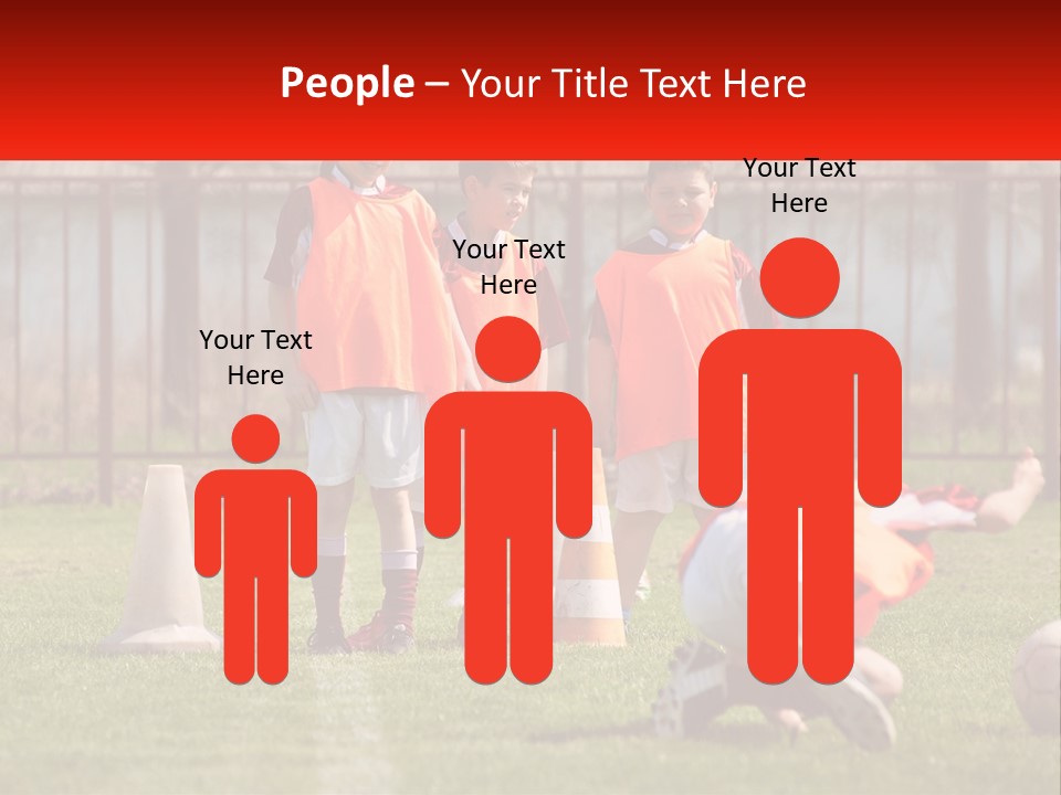 Orange Train Sock PowerPoint Template