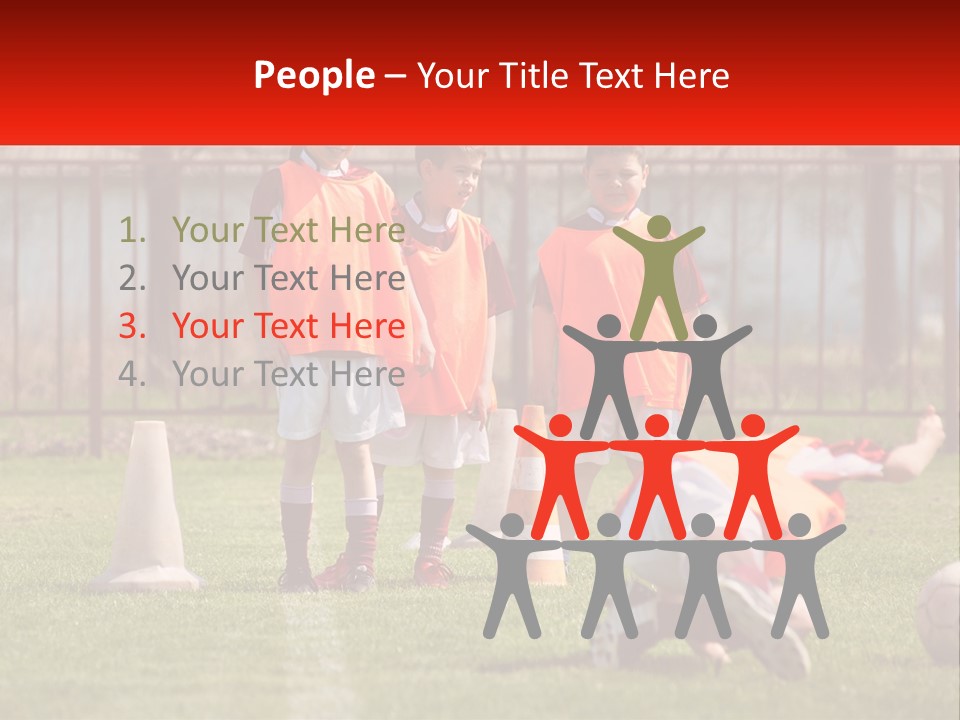 Orange Train Sock PowerPoint Template