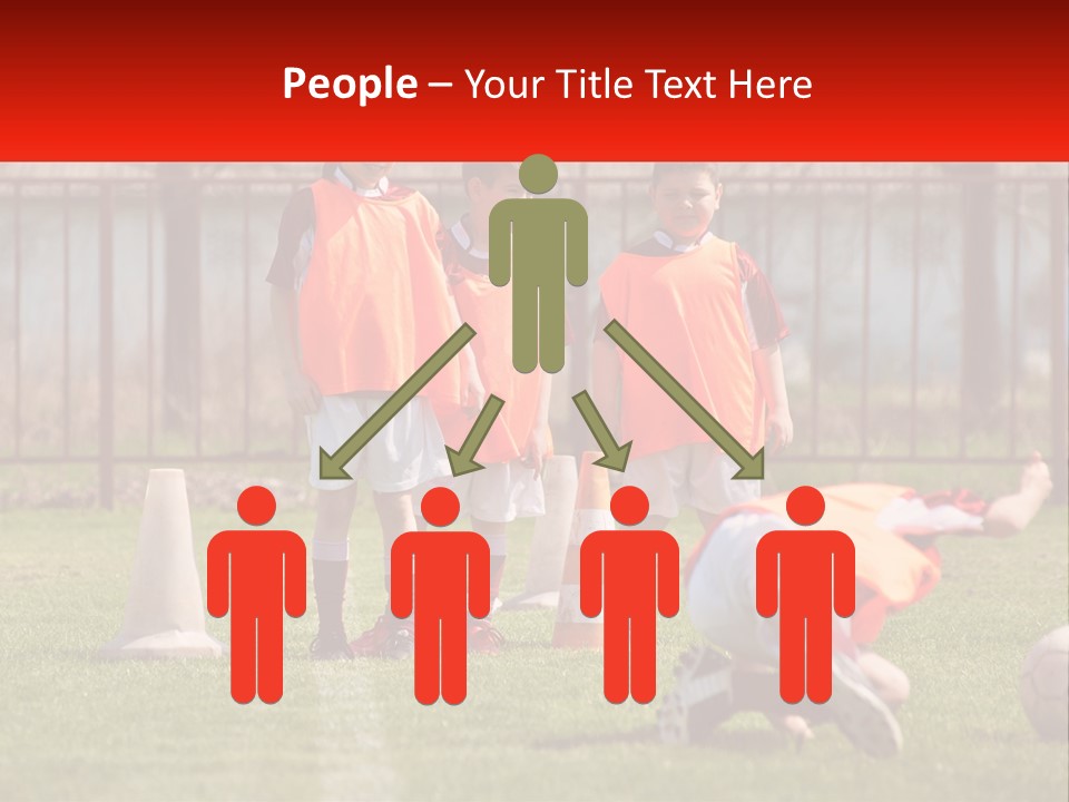 Orange Train Sock PowerPoint Template