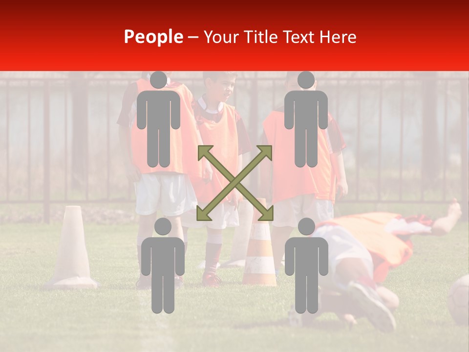 Orange Train Sock PowerPoint Template