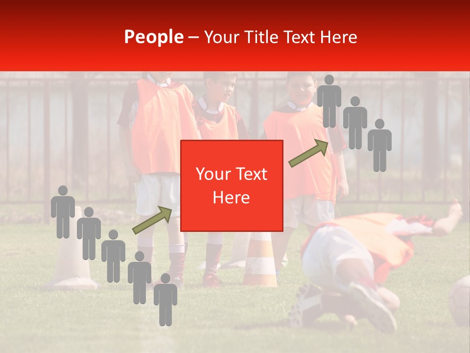 Orange Train Sock PowerPoint Template