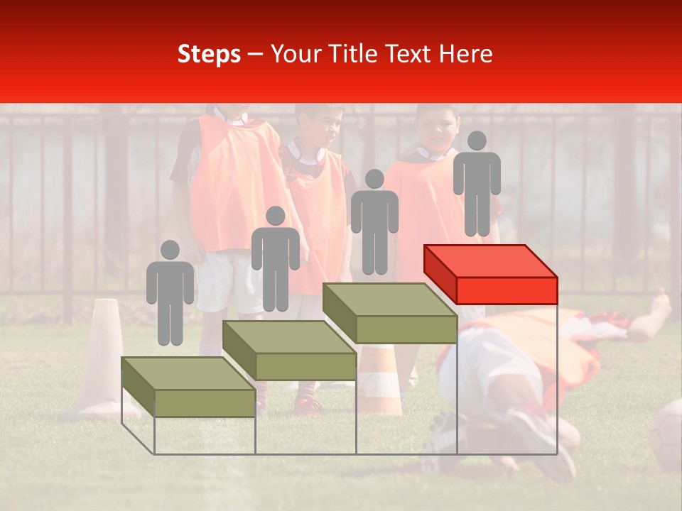 Orange Train Sock PowerPoint Template