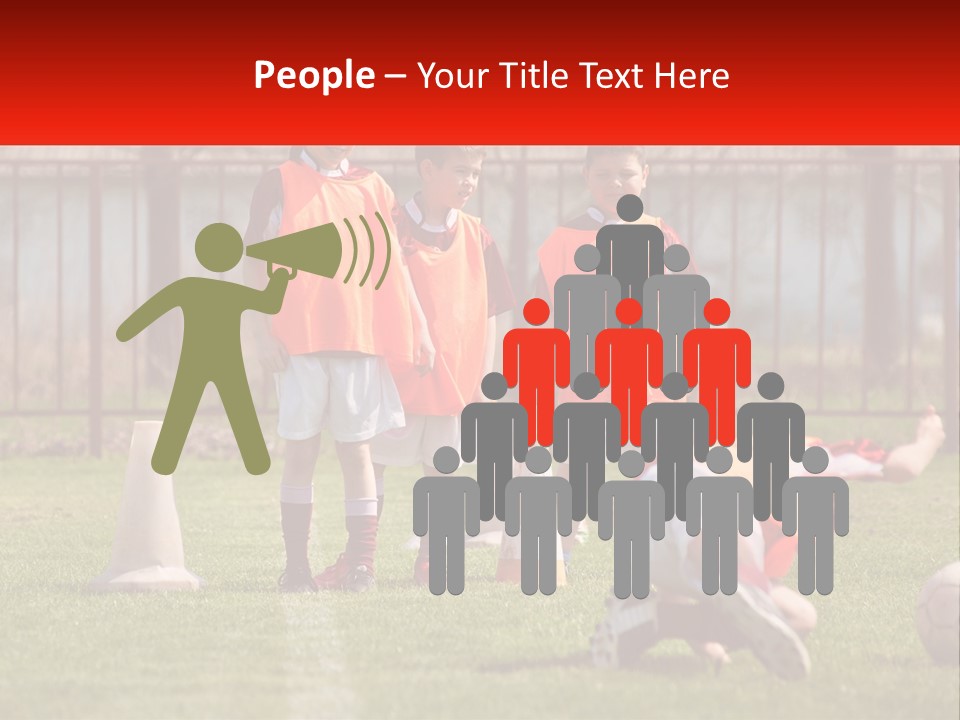 Orange Train Sock PowerPoint Template