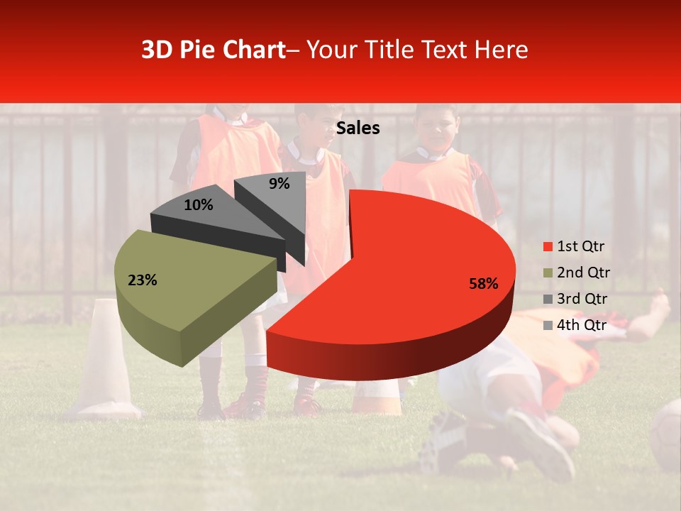 Orange Train Sock PowerPoint Template