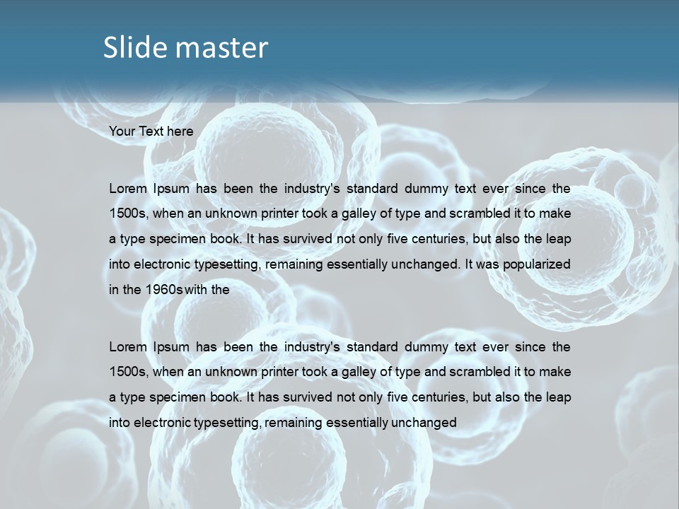 Organism Bacterium Mitosis PowerPoint Template