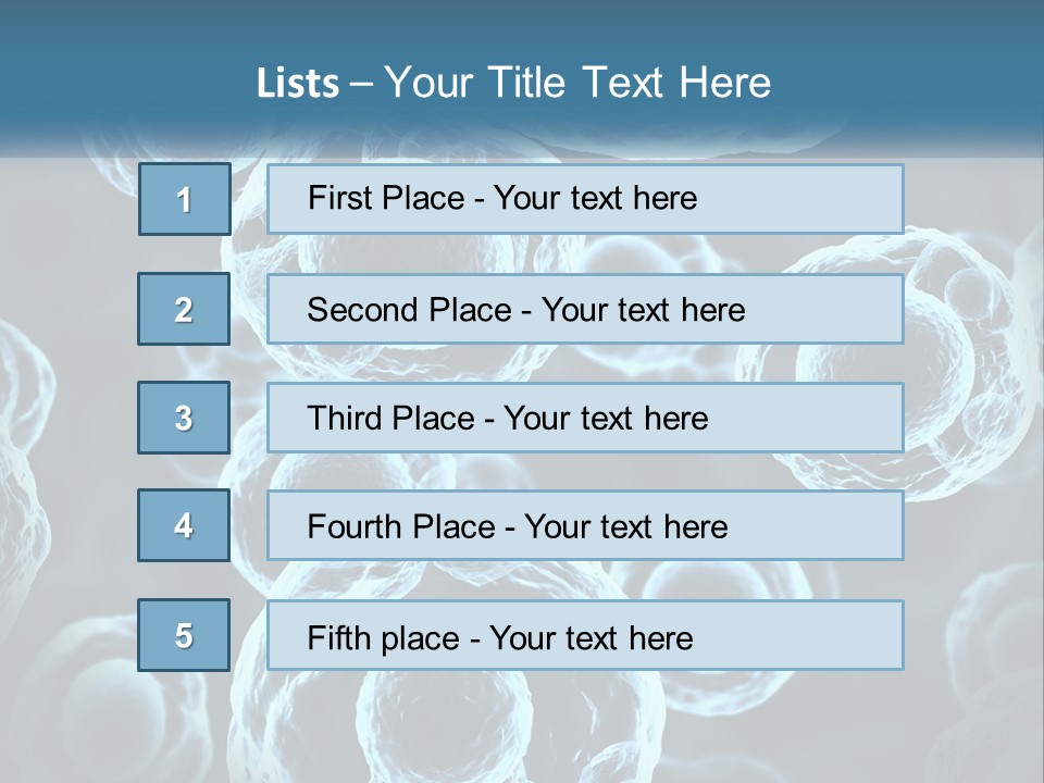 Organism Bacterium Mitosis PowerPoint Template