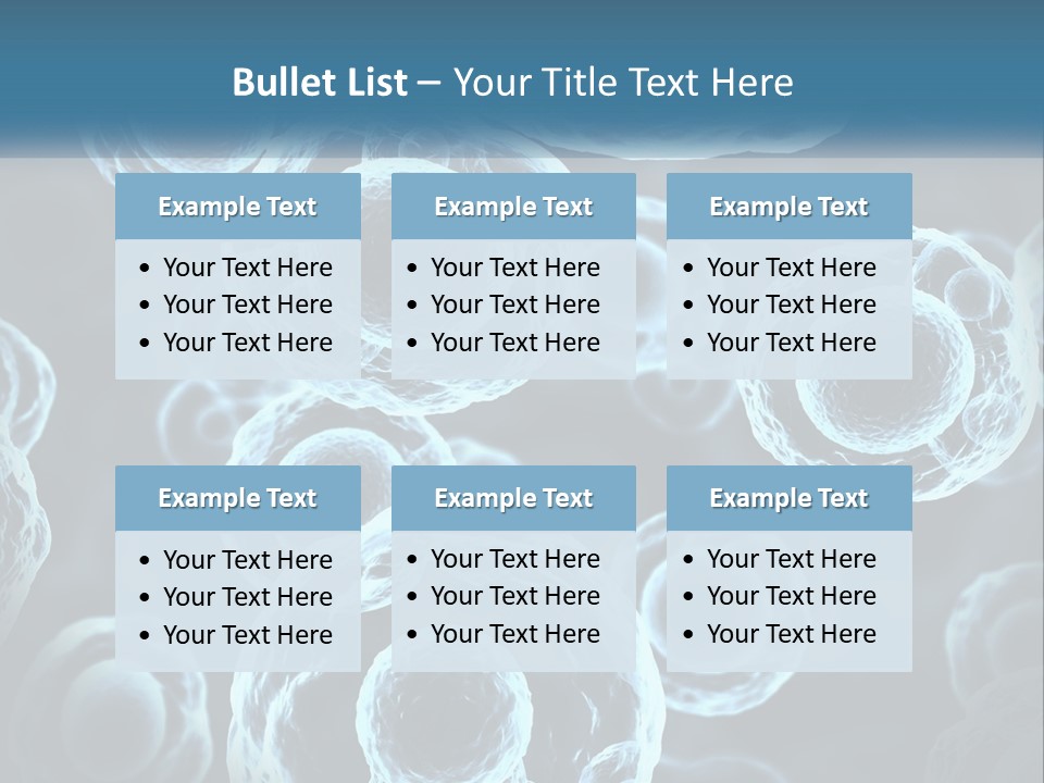 Organism Bacterium Mitosis PowerPoint Template